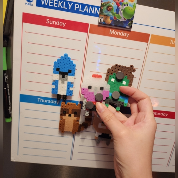 Regular show pixel magnets - Picture 2 of 2